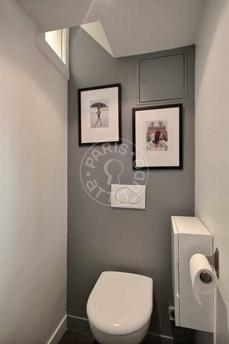 Toilet Furnished studio alcove - 32m²  - Porte de Vincennes - Paris