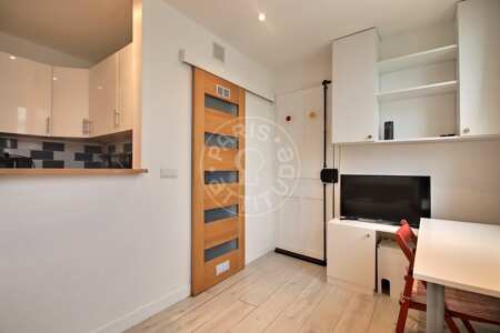 Salon Studio meublé - 16m²  - Auteuil - Paris