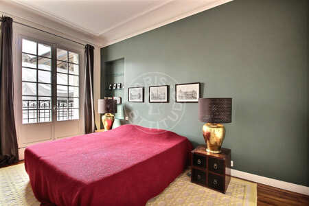 Camera da letto Appartamento arredato - 85m²  - 2 locali - Saint Placide - Parigi