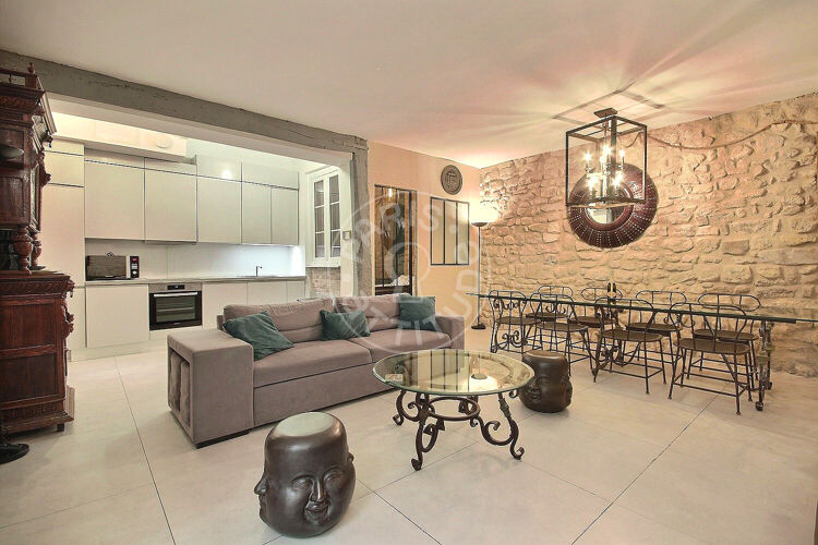 Sala - 5 quartos ou mais mobiliado - Paris 75003 - 12430