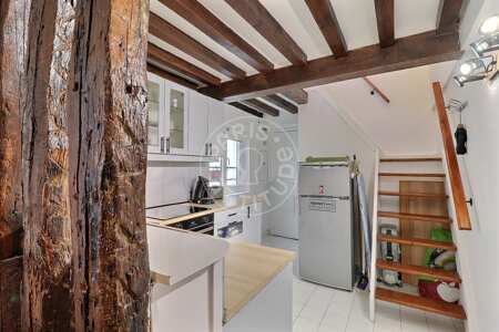 Küche Möblierte wohnung - 48m²  - 2 Zimmer - Montorgueil - Paris