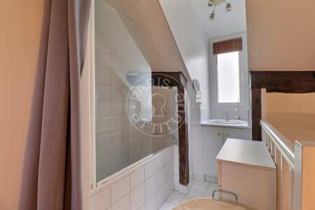 Badezimmer Möblierte wohnung - 48m²  - 2 Zimmer - Montorgueil - Paris