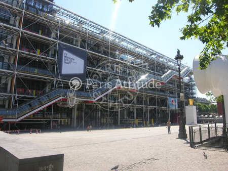 undefined Apartamento mobilado - 35m² - 1 quarto - Centre George Pompidou - Paris