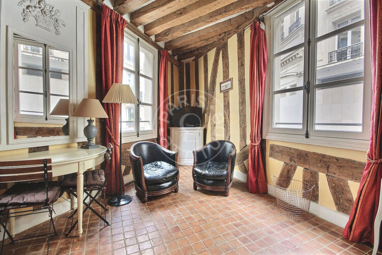 Salón - Estudio amueblado - París 75001 - 1245