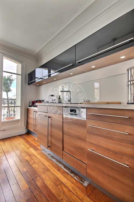 Küche Möblierte wohnung - 90m²  - 2 Zimmer - Montorgueil - Paris