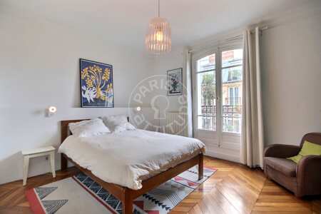 Schlafzimmer Möblierte wohnung - 90m²  - 2 Zimmer - Montorgueil - Paris
