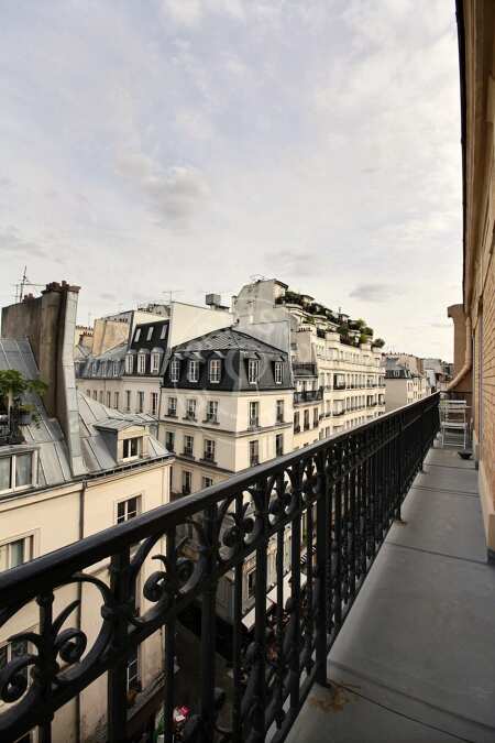 Balkon Möblierte wohnung - 90m²  - 2 Zimmer - Montorgueil - Paris