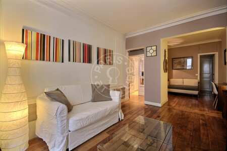 Living room Furnished apartment - 50m²  - 1 bedroom - Arc de Triomphe - Paris