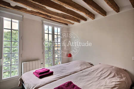 Quarto Duplex mobilado - 25m²  - 1 quarto - Temple - Paris