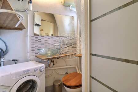 Casa de banho Apartamento mobilado - 22m²  - 1 quarto - Jules Joffrin - Mairie du 18ème - Paris