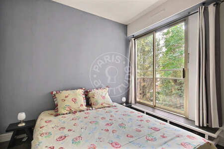 Bedroom Furnished apartment - 45m²  - 1 bedroom - Neuilly-sur-Seine