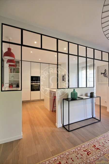 Cuisine Appartement meublé - 150m²  - 3 chambres - Boulogne-Billancourt