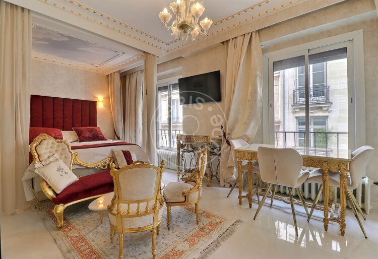 Salon - Studio meublé - Paris 75008 - 12512