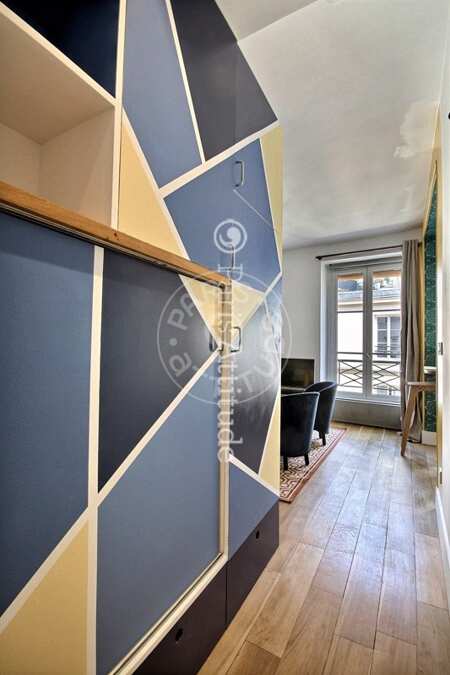 Entrée Studio meublé - 29m²  - Temple - Paris