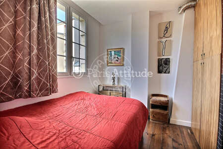 Bedroom Furnished apartment - 57m²  - 1 bedroom - Ledru-Rollin - Paris