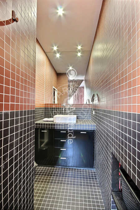 Bathroom Furnished apartment - 57m²  - 1 bedroom - Ledru-Rollin - Paris