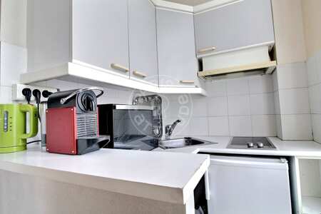 Cocina Estudio amueblado - 29m²  - Bercy - París