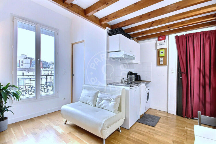 Salon - Studio meublé - Paris 75014 - 12561
