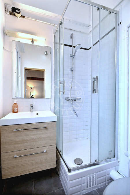 Baño Estudio amueblado - 19m²  - Montsouris - París