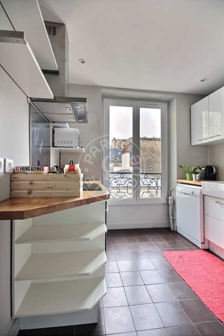 Cuisine Appartement meublé - 60m²  - 2 chambres - Arc de Triomphe - Paris