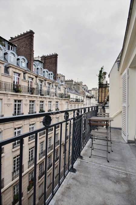 Balcon Appartement meublé - 60m²  - 2 chambres - Arc de Triomphe - Paris