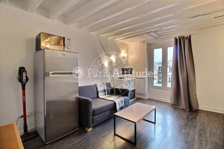 Living room Furnished studio - 18m²  - Saint-Paul - Paris