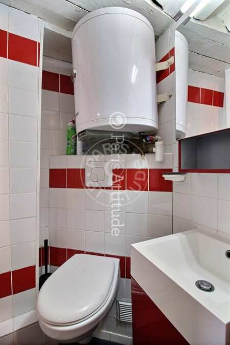 Bathroom Furnished studio - 18m²  - Saint-Paul - Paris