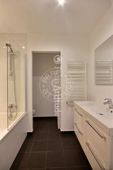 Casa de banho Apartamento mobilado - 40m²  - 1 quarto - Avenue Foch - Paris