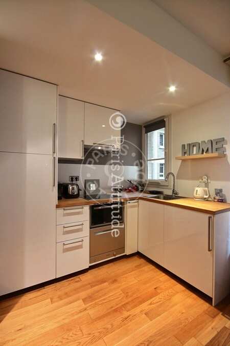 Cozinha Apartamento mobilado - 40m²  - 1 quarto - Porte Maillot / Palais des Congrès - Paris