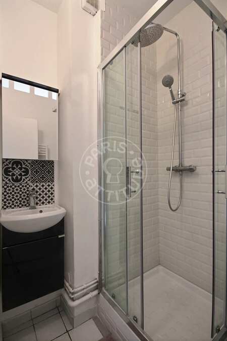 Baño Estudio amueblado - 16m²  - Arts et Métiers - París