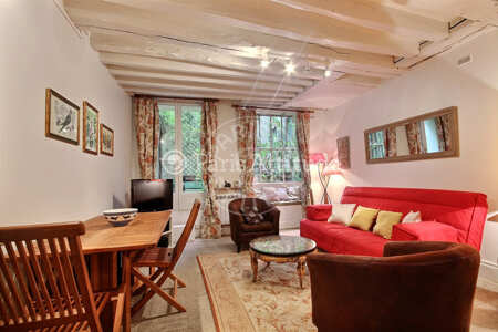 Sala Apartamento mobilado - 46m²  - 1 quarto - Saint-Germain - Paris