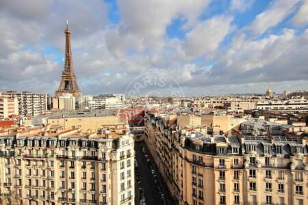 undefined Möblierte wohnung - 66m²  - 1 Zimmer - Bir-Hakeim - Paris
