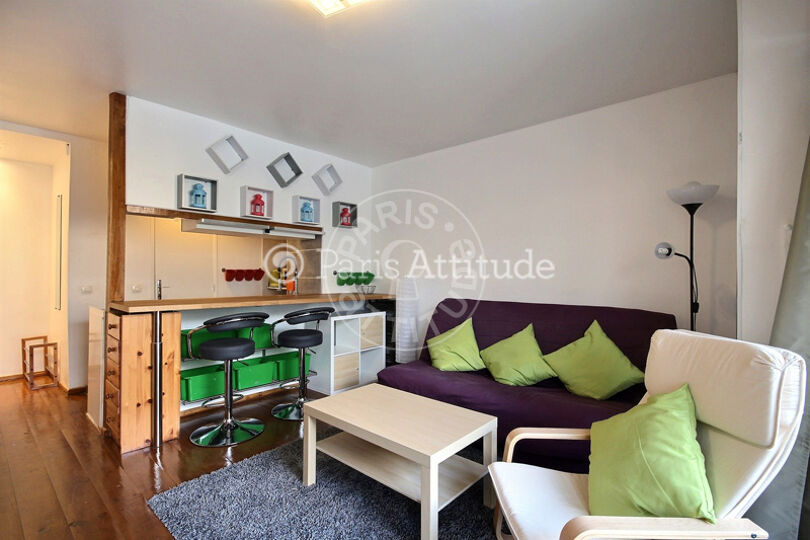 Furnished studio - Paris 75017 - 12608