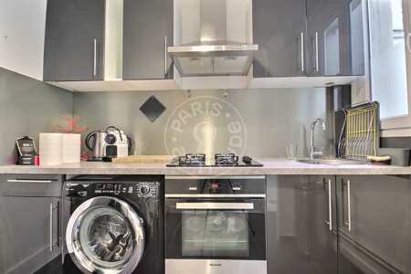 Cuisine Appartement meublé - 40m²  - 1 chambre - Gare de l'Est / Gare du Nord - Paris