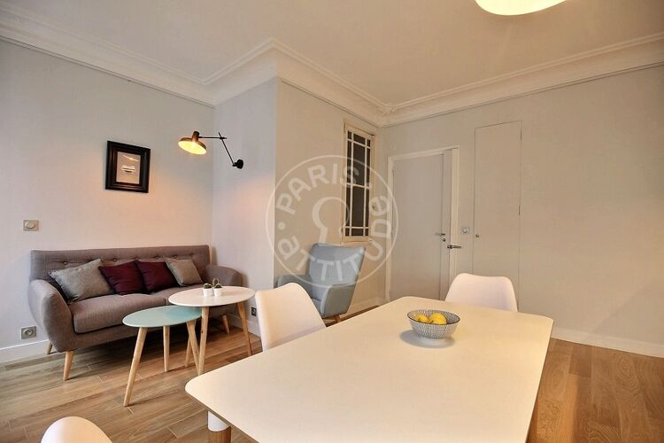 Living room - Furnished 1 bedroom - Paris 75005 - 12640