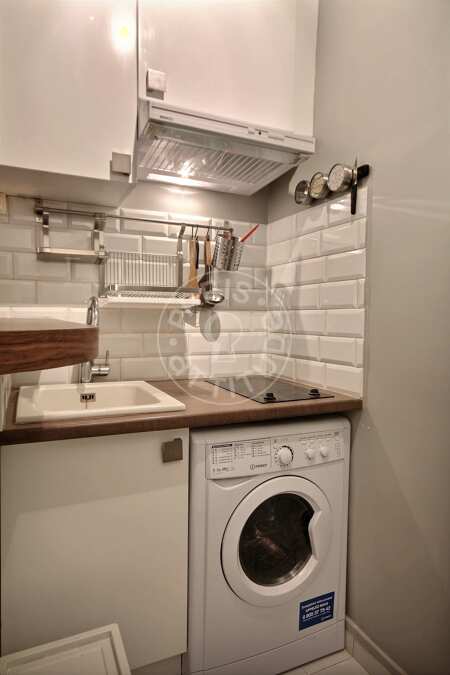 Cocina Estudio amueblado - 20m²  - Parc André Citroën - París