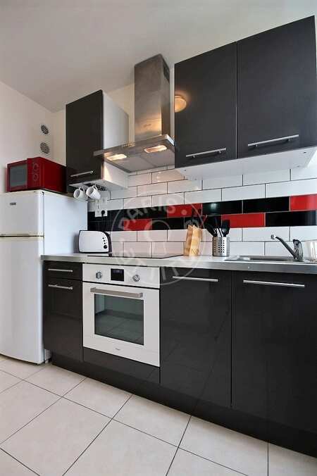 Cucina Monolocale arredato - 30m²  - Porte/Quai d'Ivry - Parigi