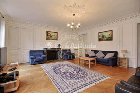 Living room Furnished apartment - 155m²  - 3 bedrooms - Grands Boulevards / Bonne Nouvelle - Paris