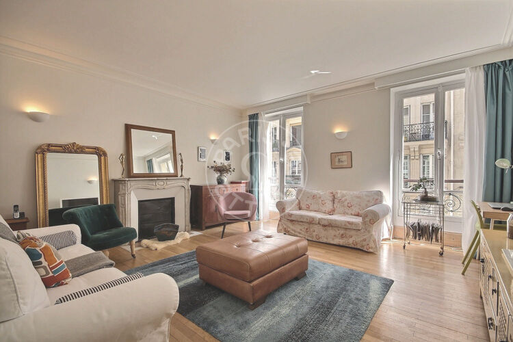 Living room - Furnished 2 bedrooms - Paris 75005 - 12650