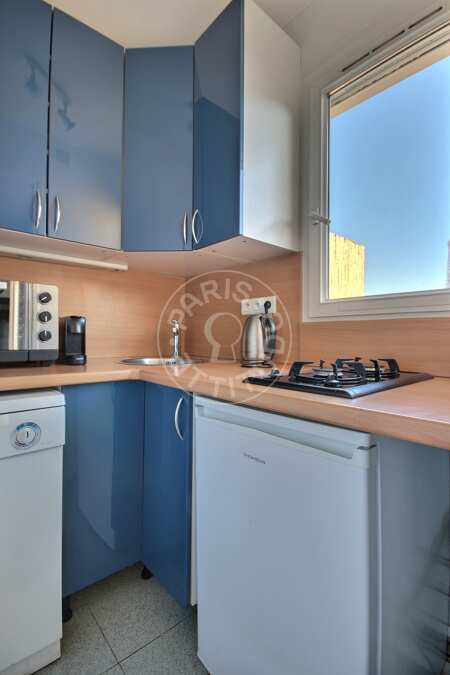 Cucina Appartamento arredato - 27m²  - 1 locale - Bir-Hakeim - Parigi