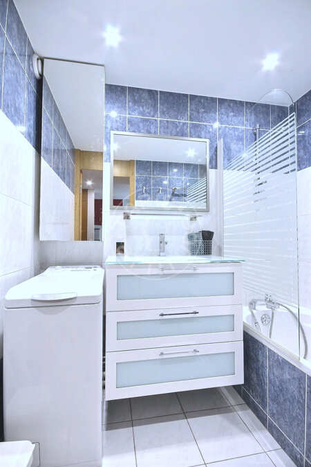 Badezimmer Möblierte wohnung - 33m²  - 1 Zimmer - Issy-les-Moulineaux - Paris