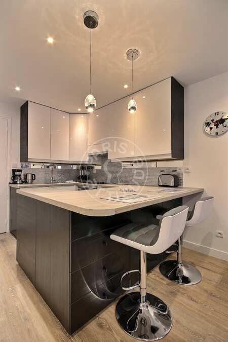 Küche Möblierte studio - 25m²  - Montorgueil - Paris