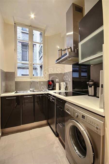 Cuisine Appartement meublé - 55m²  - 1 chambre - La Muette / Bois de Boulogne - Paris