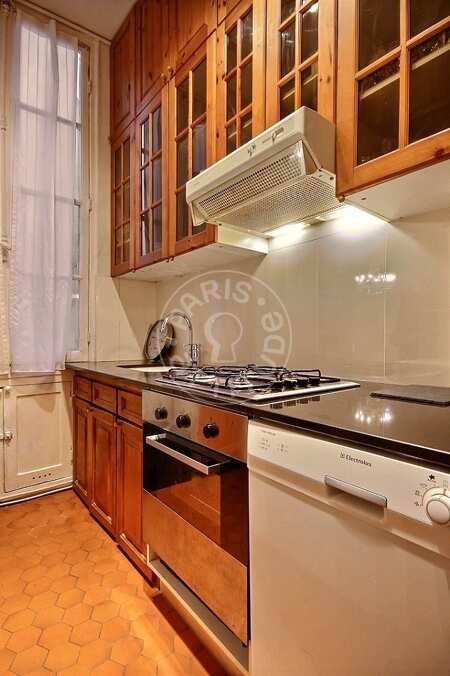 Cocina Piso amueblado - 85m²  - 2 dormitorios - Ile Saint-Louis - París