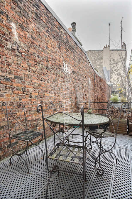 Terrasse Appartement meublé - 63m² - 2 chambres - Place des Fêtes - Paris