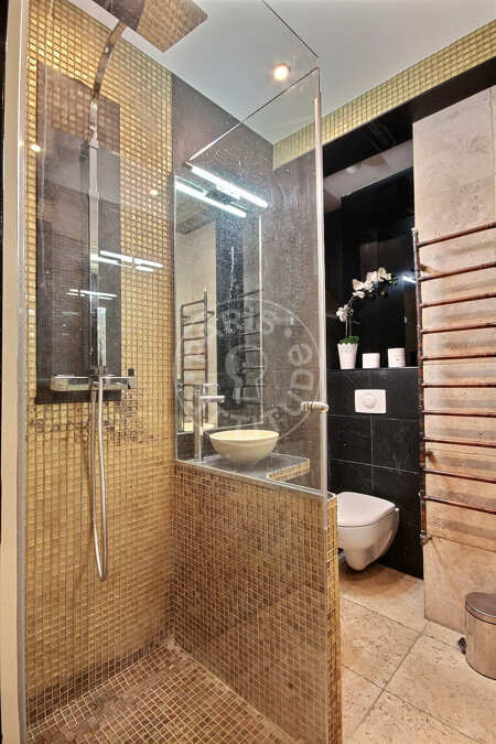 Badezimmer Möblierte wohnung - 28m²  - 1 Zimmer - Saint-Germain - Paris