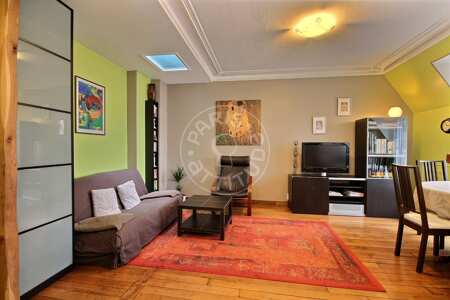 Salón Piso amueblado - 50m²  - 2 dormitorios - Centre George Pompidou - París