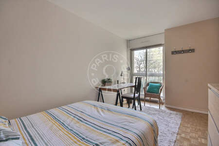 Schlafzimmer Möblierte wohnung - 49m²  - 1 Zimmer - Beaugrenelle - Paris