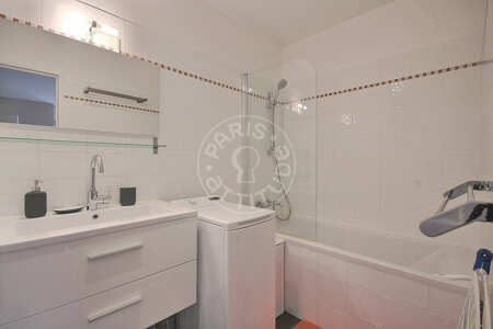 Badezimmer Möblierte wohnung - 49m²  - 1 Zimmer - Beaugrenelle - Paris