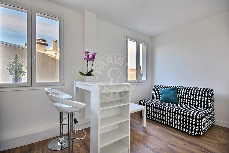 Living room - Furnished studio - Paris 75016 - 12709